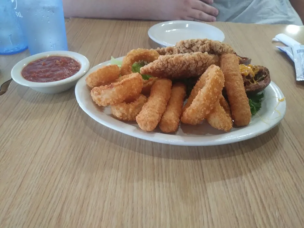 Half Rack and Fried Shrimp Combo